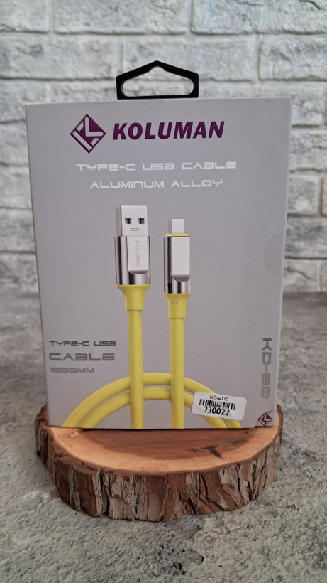 کابل شارژ تایپ سی کلومن مدل KOLUMAN KD-80