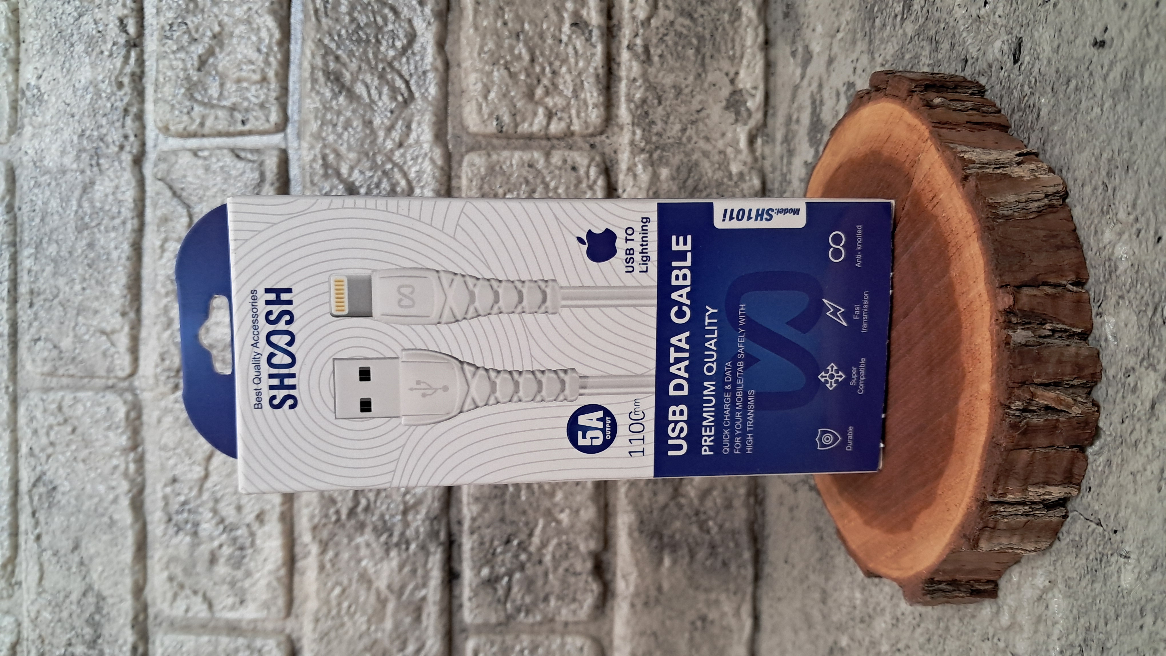 کابل لایتنینگ شوش SH401i فست شارژ ۵ آمپر